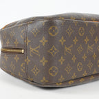 Louis Vuitton Deauville M47270 Monogram Canvas Brown Used Handbag 09M452945808