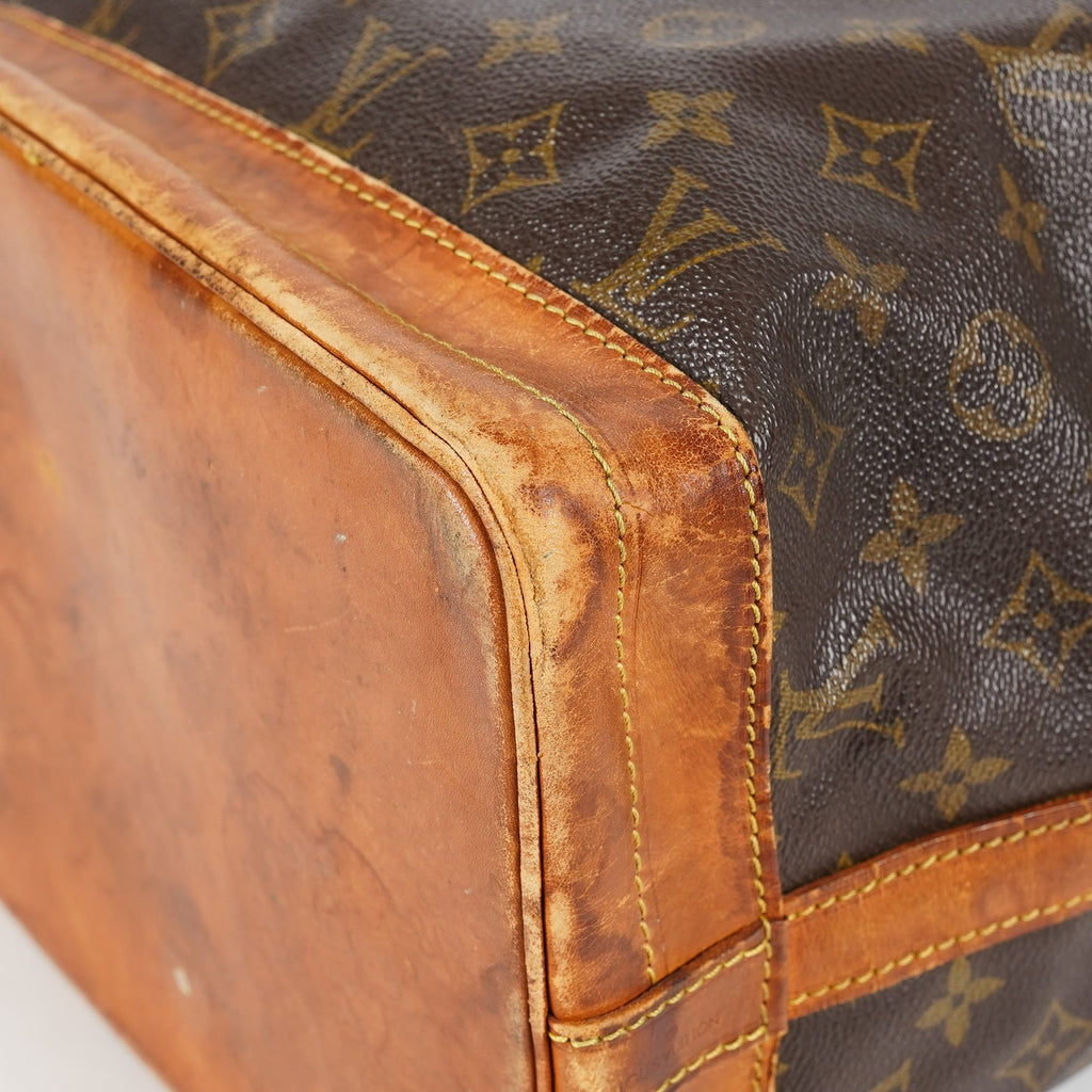 Louis Vuitton Noe M42224 Monogram Canvas Brown Drawstring Bag Used 07A172688431