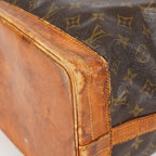 Louis Vuitton Noe M42224 Monogram Canvas Brown Drawstring Bag Used 07A172688431