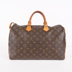 Louis Vuitton Speedy 40 M41522 Monogram Canvas Boston Handbag Brown 07A115148005