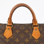Louis Vuitton Monogram Speedy 30 Handbag Boston Bag M41526 Brown 07E045170010