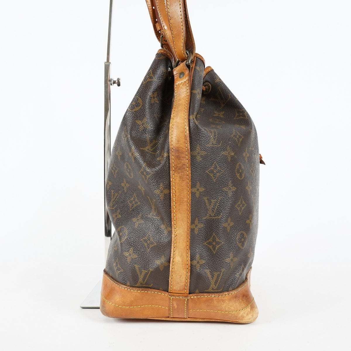 Louis Vuitton Noe M42224 Monogram Canvas Drawstring Shoulder Bag 09M404532008