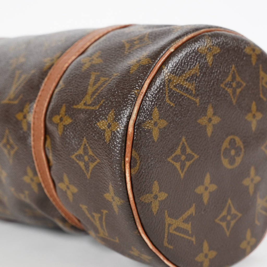 Louis Vuitton Papillon 26 Monogram Canvas Barrel Bag Brown M51385 07A202688424