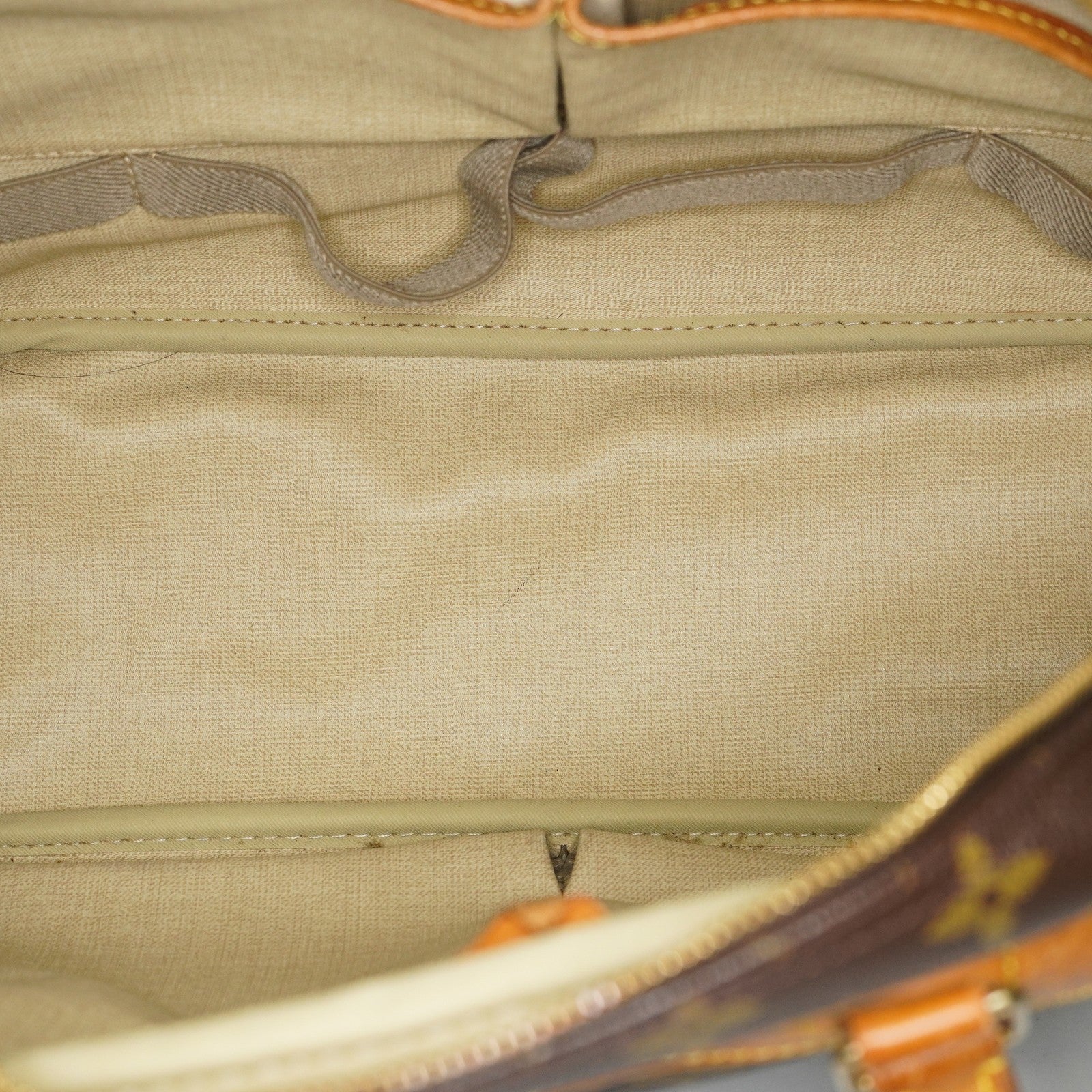 Louis Vuitton Deauville M47270 Monogram Canvas Brown Handbag Used 08E081980002
