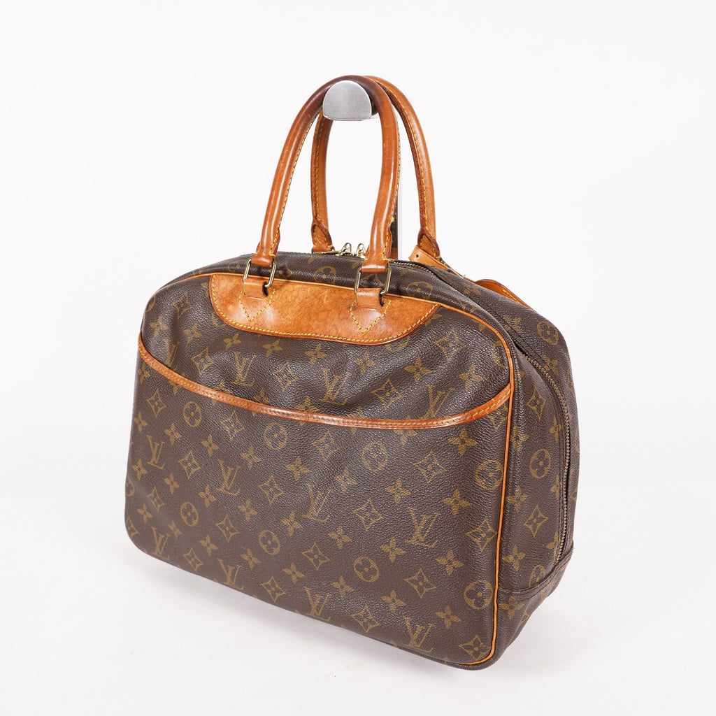 LOUIS VUITTON Deauville Handbag M47270 Monogram canvas Brown 06E092860019