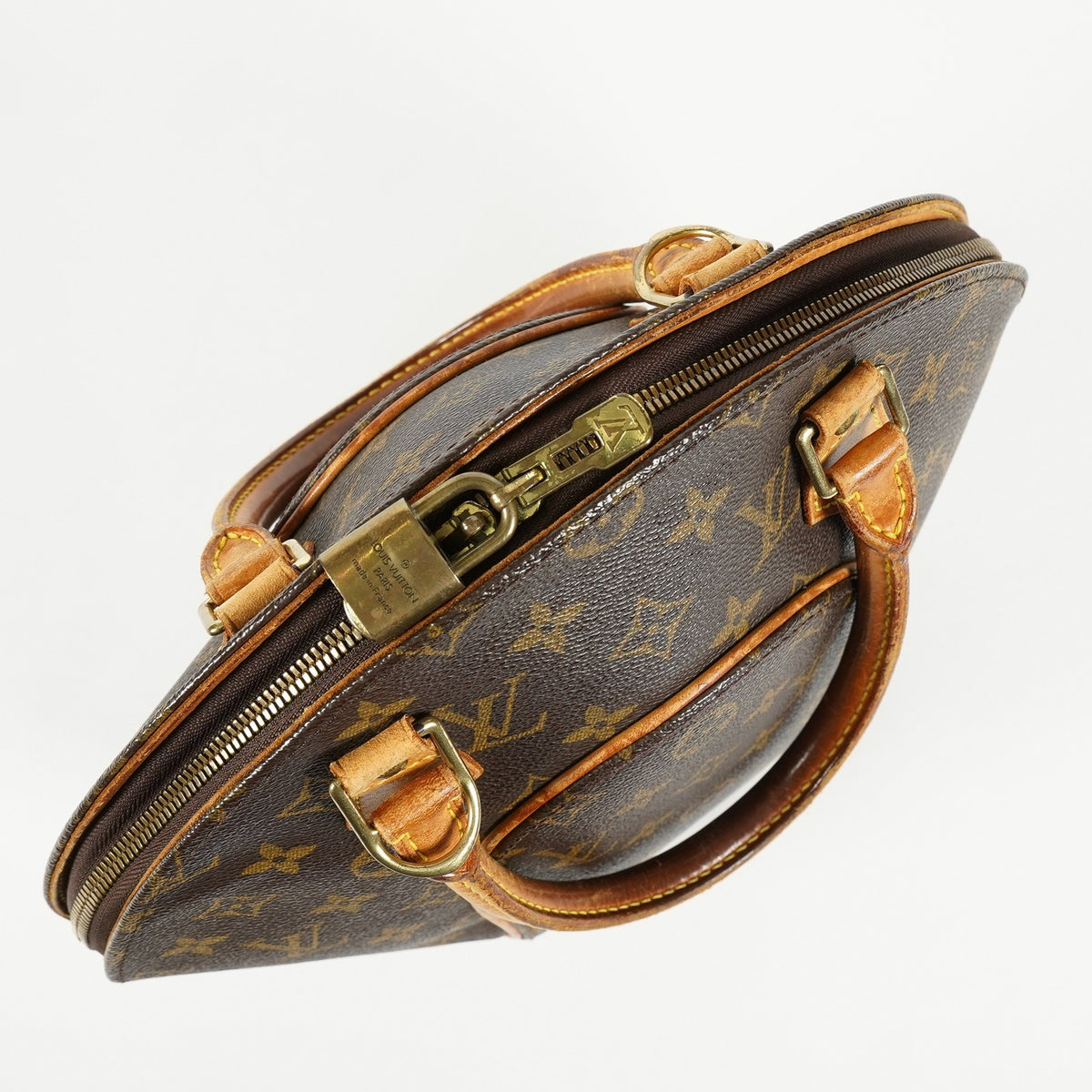 Louis Vuitton Ellipse PM M51127 Monogram Canvas Brown Used Handbag 09A024061209