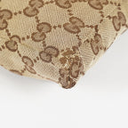 GUCCI GG Canvas Waist Belt Body Bag Beige Brown Vintage Used Womens 08E141870008