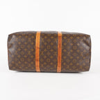LOUIS VUITTON Keepall 50 Monogram Boston Bag Brown vintage M41426 05E274290013