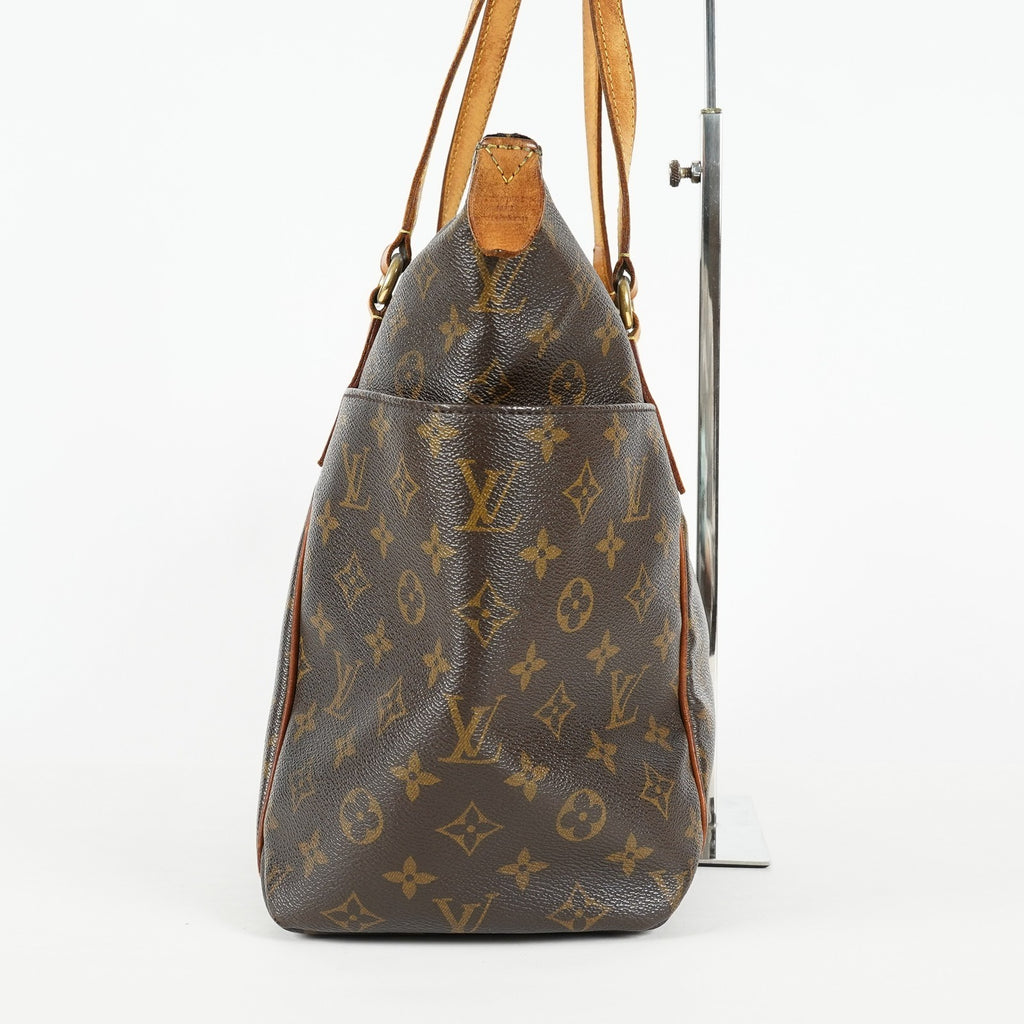 Louis Vuitton Totally MM M56689 Monogram Canvas Brown Used Tote Bag 09A033432009
