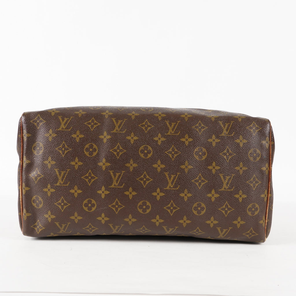 Authentic Louis Vuitton Monogram Speedy 35 M41524 Handbag 01E054950021