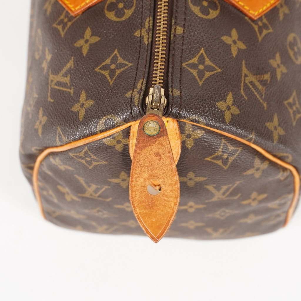 Authentic Louis Vuitton Monogram Speedy 30  Handbag M41526 vintage 05E295170029