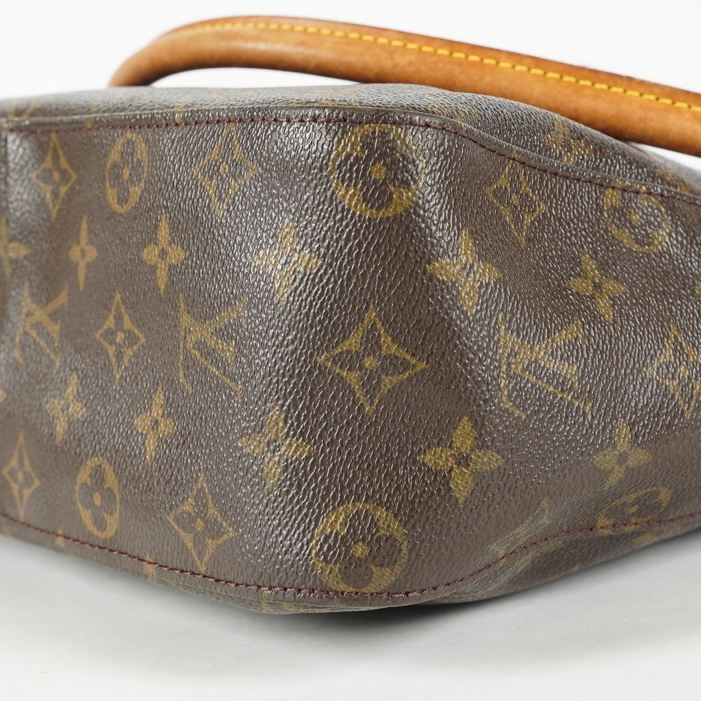 Louis Vuitton Looping GM M51145 Monogram Canvas Brown Shoulder Bag 09E183410010