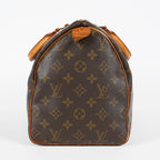 Louis Vuitton Monogram Speedy 30 Boston Handbag Brown Canvas M41526 07E067040029