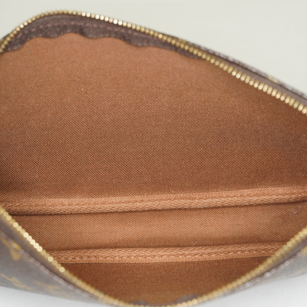 Louis Vuitton Monogram Pochette Accessoires Brown Bag M51980 Used 07E243410005