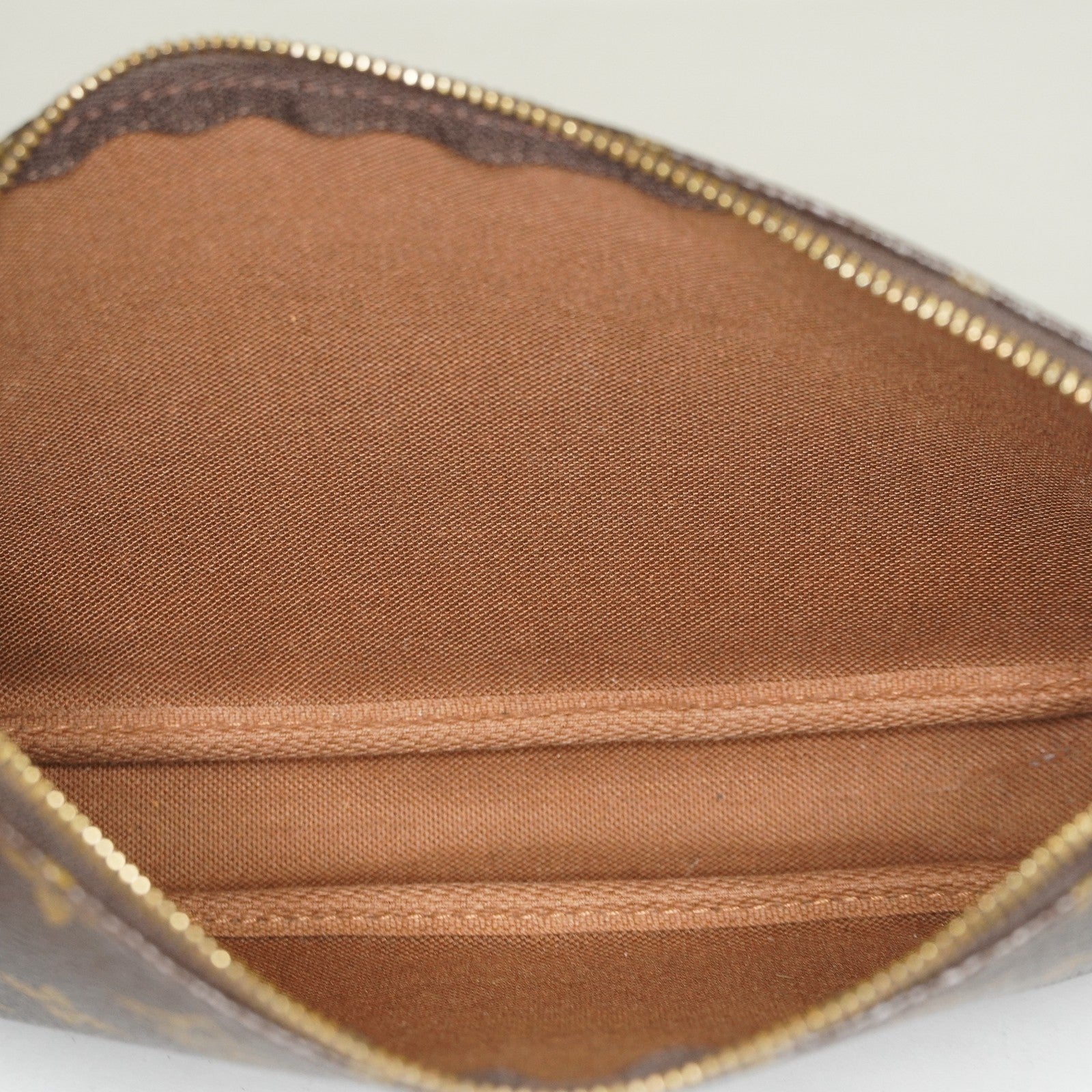 Louis Vuitton Monogram Pochette Accessoires Brown Bag M51980 Used 07E243410005