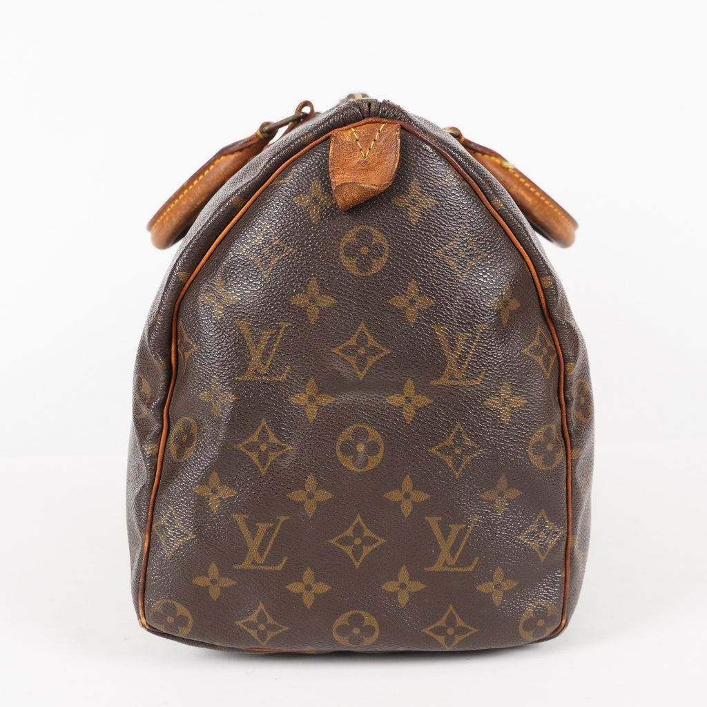 Authentic Louis Vuitton Monogram Speedy 35 Handbag vintage M41524 06E435060012