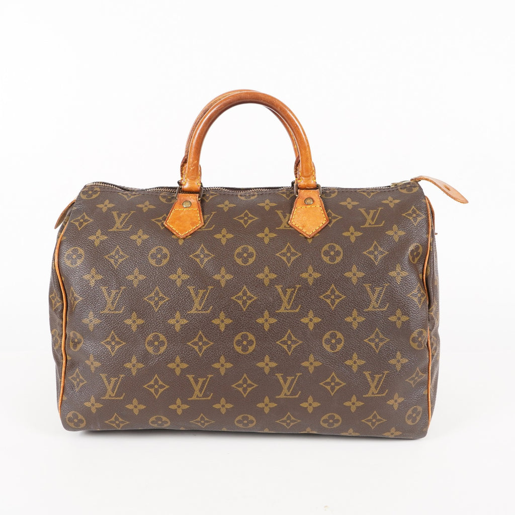 Authentic Louis Vuitton Monogram Speedy 35 Handbag vintage M41524 05E256006029