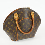 Louis Vuitton Ellipse PM M51127 Monogram Canvas Brown Used Handbag 09A024061209