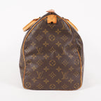 Louis Vuitton Monogram Speedy 40 M41522 Boston Hand Bag Brown Used 07E364180002