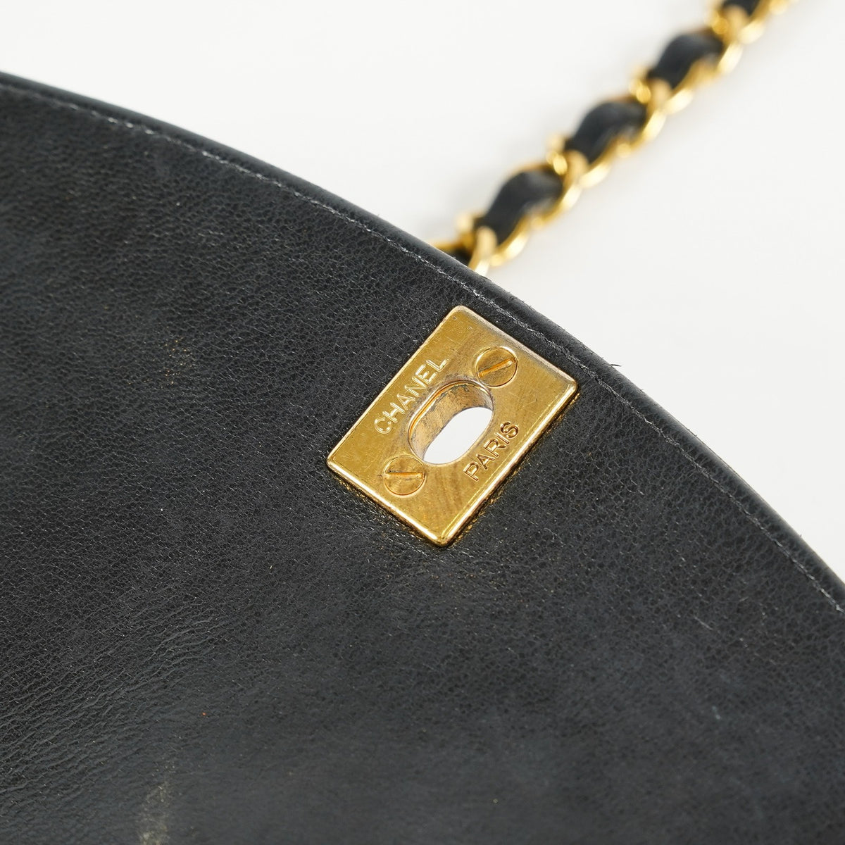 Chanel Diana 22 Flap Bag Black Lambskin Chain Shoulder Bag 09E0130470011