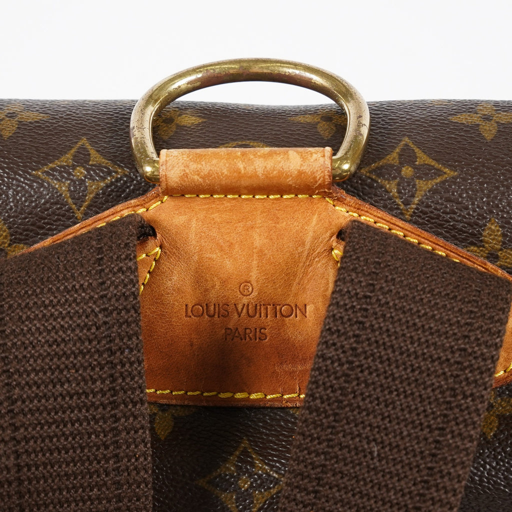 Louis Vuitton Montsouris GM M51135 Monogram Brown Backpack Vintage 08A374747603