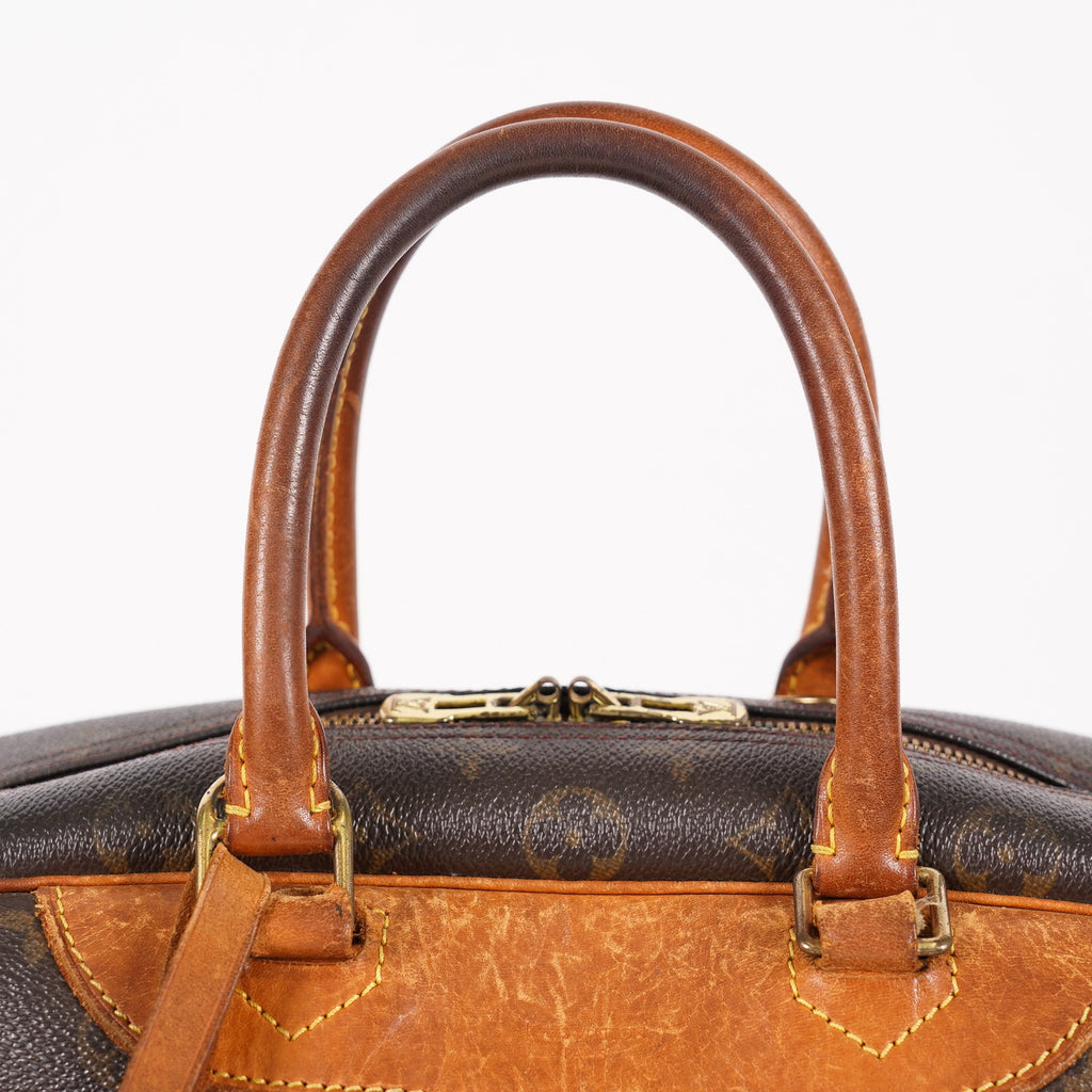 LOUIS VUITTON Deauville Handbag M47270 Monogram canvas Brown 06E062750021