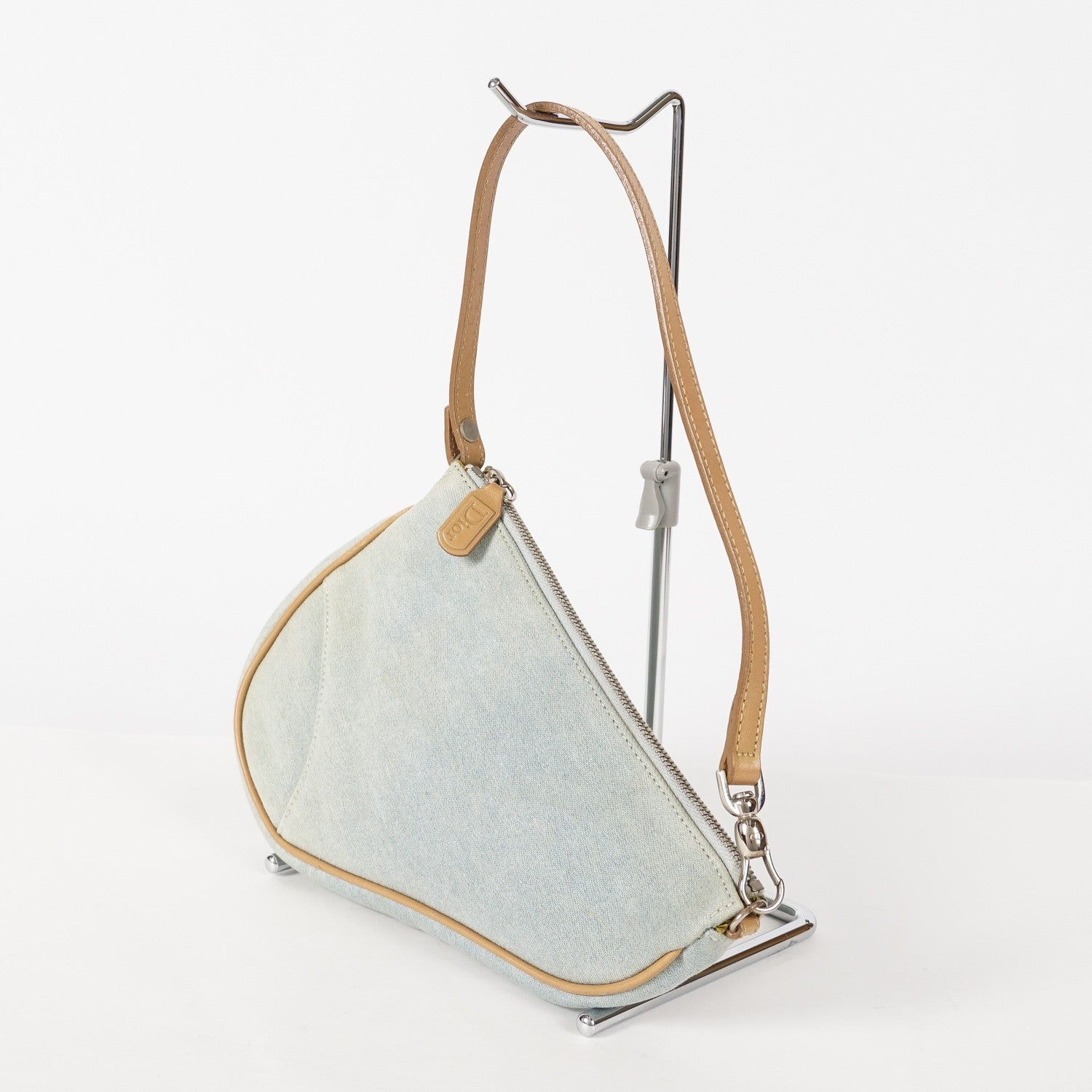CHRISTIAN DIOR Mini Light Denim Saddle Bag Pouch vintage Y2K 12E124840016
