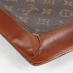Louis Vuitton M53331 Monogram Briefcase Business Bag Brown Vintage 08A011944803