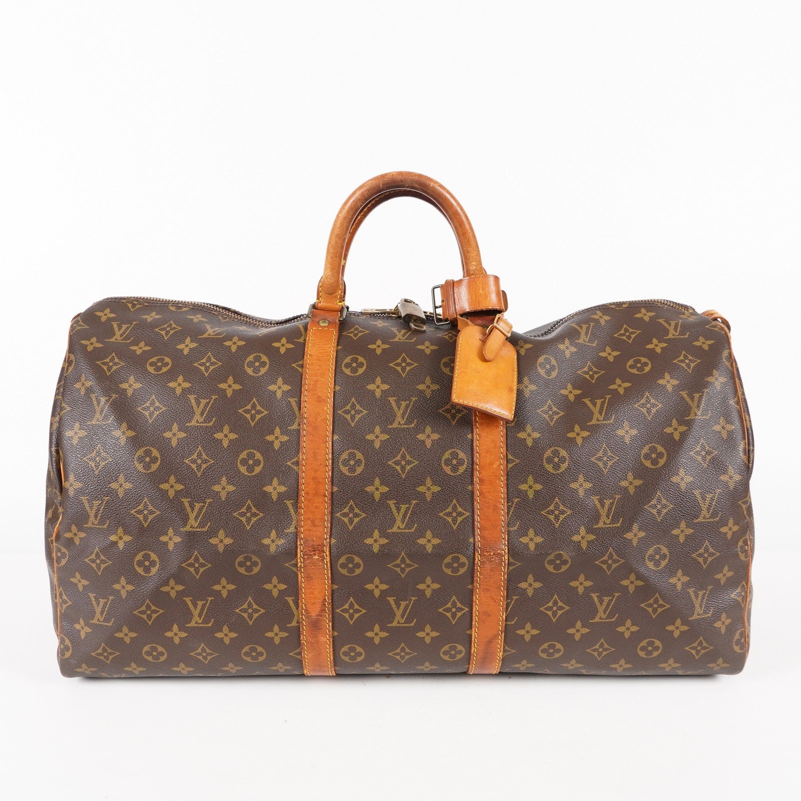 Authentic Louis Vuitton Monogram Keepall 55 Travel Bag M41424 06E193410010