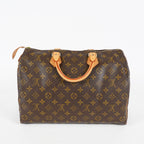 Louis Vuitton Speedy 35 Monogram Brown Canvas Handbag Used M41524 07A266864031