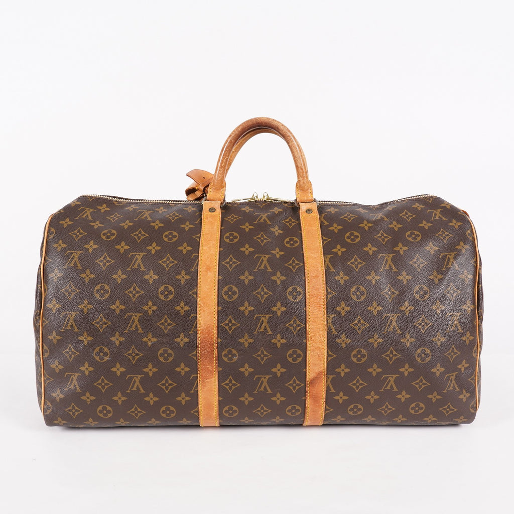 LOUIS VUITTON Monogram Keepall 60 Boston Bag LV Auth M41422 06E153630029