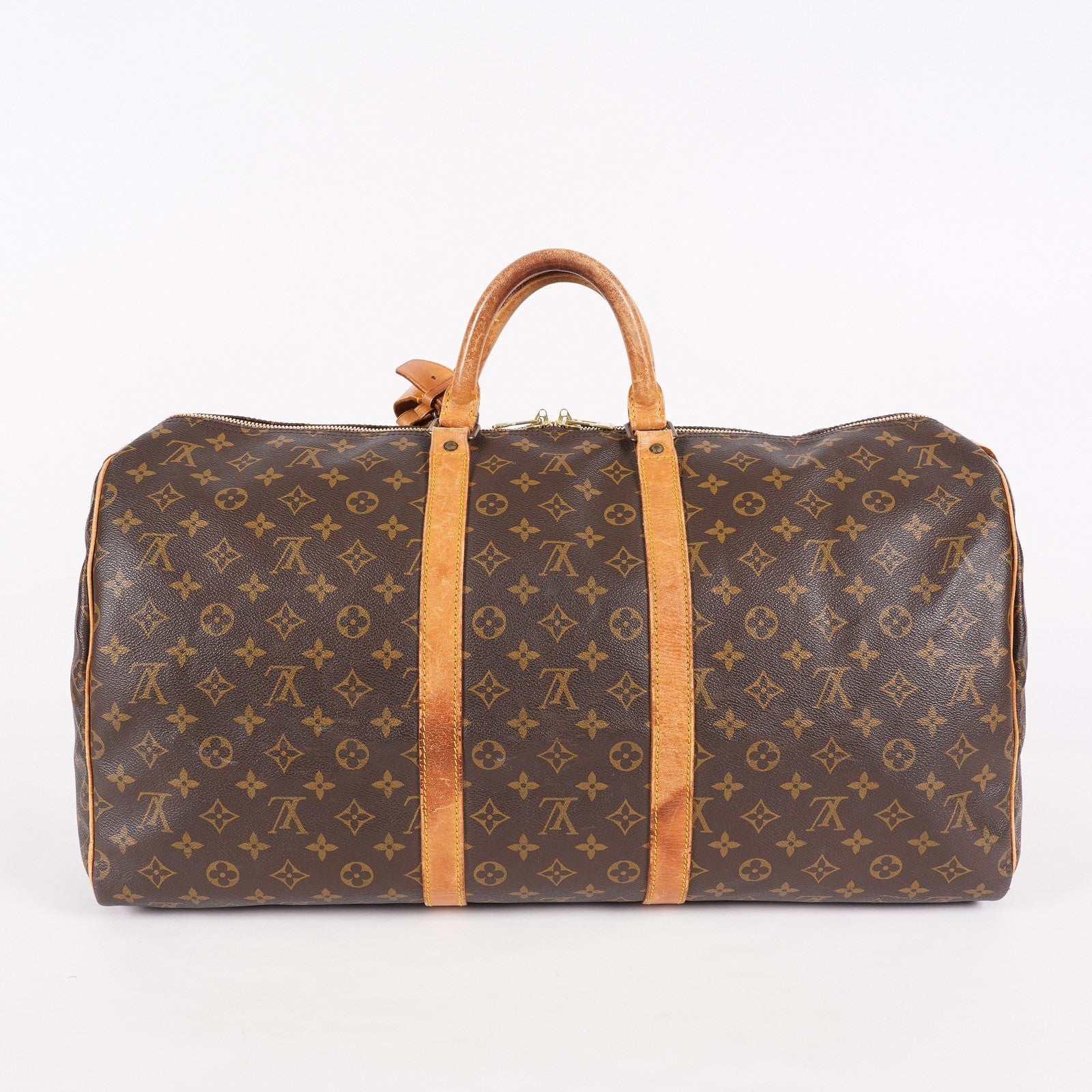 LOUIS VUITTON Monogram Keepall 60 Boston Bag LV Auth M41422 06E153630029