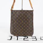 Louis Vuitton Musette M51256 Monogram Canvas Crossbody Bag Used 07A052745608