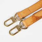 Auth Louis Vuitton Vachetta Leather Shoulder Strap Adjustable Tan Vintage XY266
