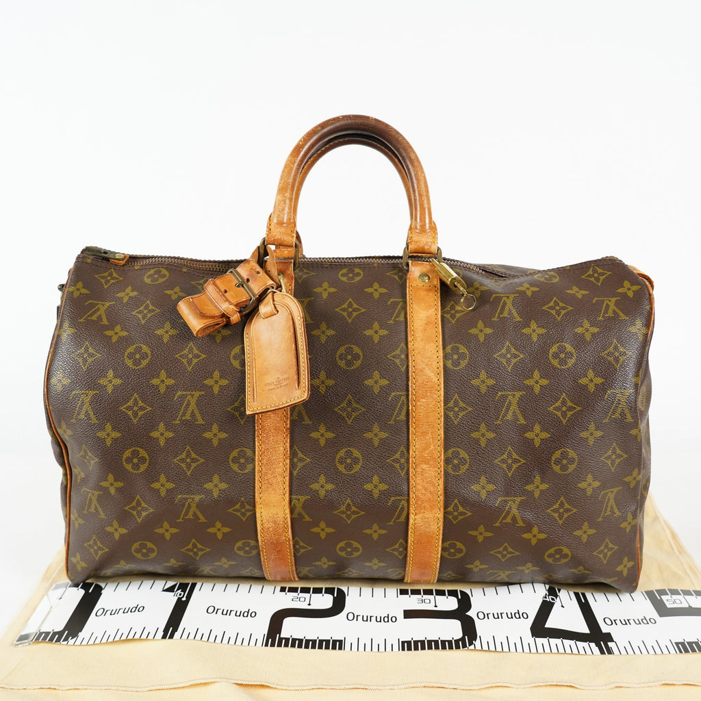 LOUIS VUITTON Keepall 45 M41428 Monogram Boston Bag Brown vintage 03T094500006