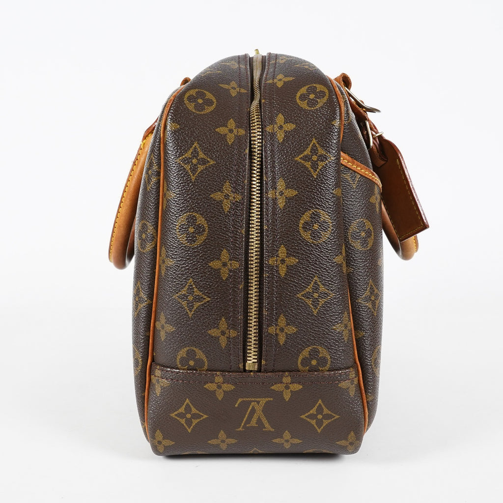 Louis Vuitton Deauville M47270 Monogram Canvas Brown Handbag Used 08E081980002