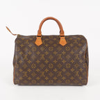 Authentic Louis Vuitton Monogram Speedy 35 M41524 Handbag used 06E465948803