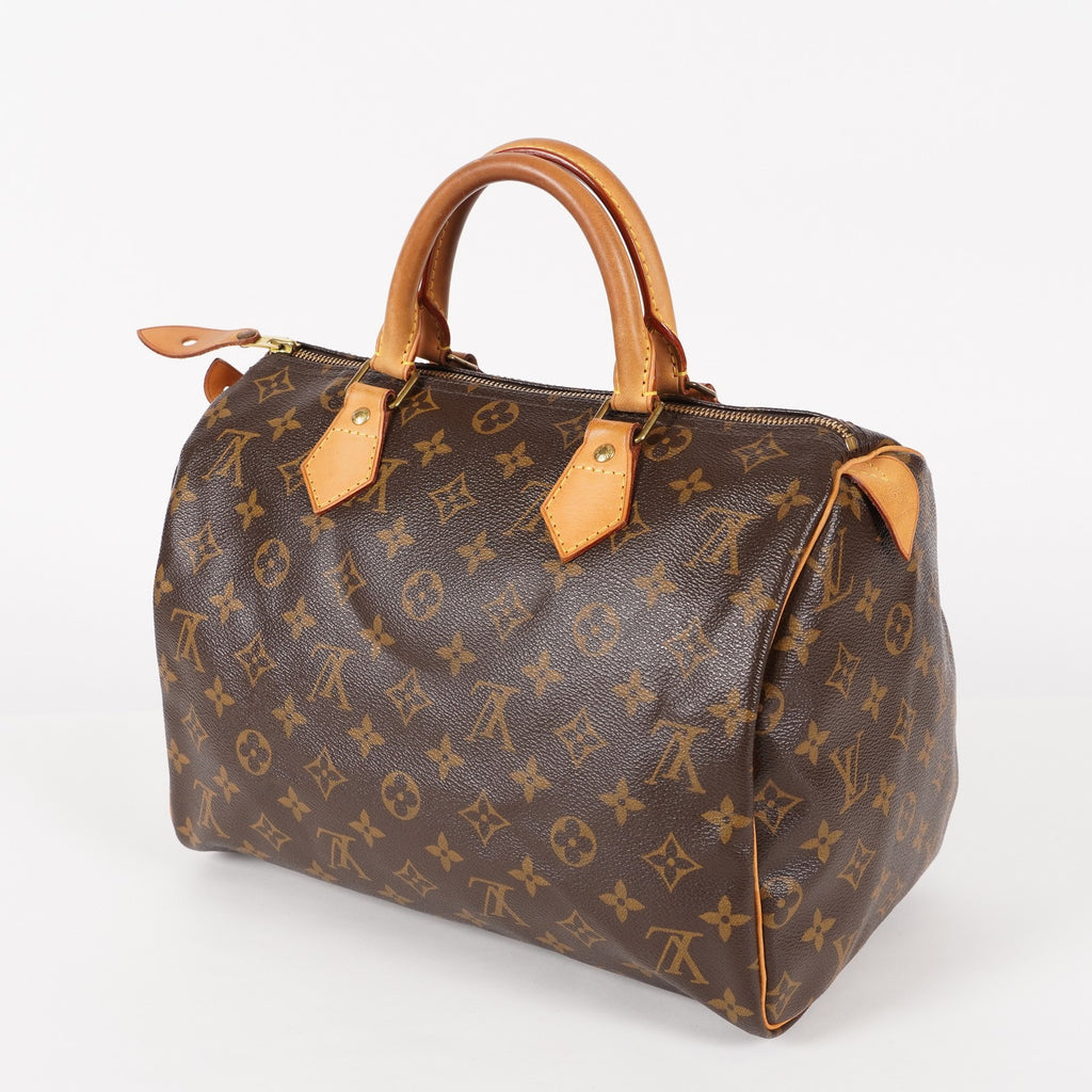 Authentic Louis Vuitton Monogram Speedy 30  Handbag M41526 vintage 05E309020016
