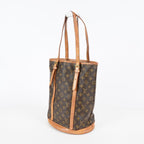 Louis Vuitton Bucket GM M42236 Monogram Canvas Brown Tote Bag Used 08E192750010