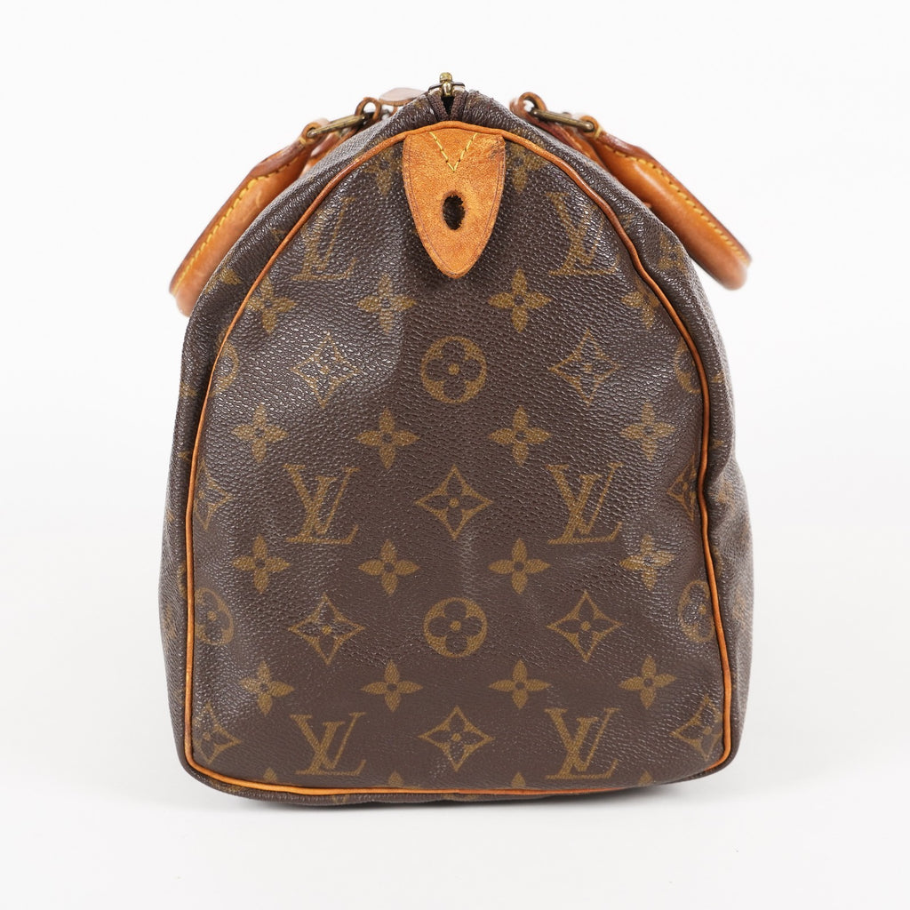 Authentic Louis Vuitton Monogram Speedy 30 Handbag vintage M41526 05E145830029