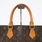 Louis Vuitton Sac Plat Monogram Canvas Hand Tote Bag Brown M51140 08E412310010