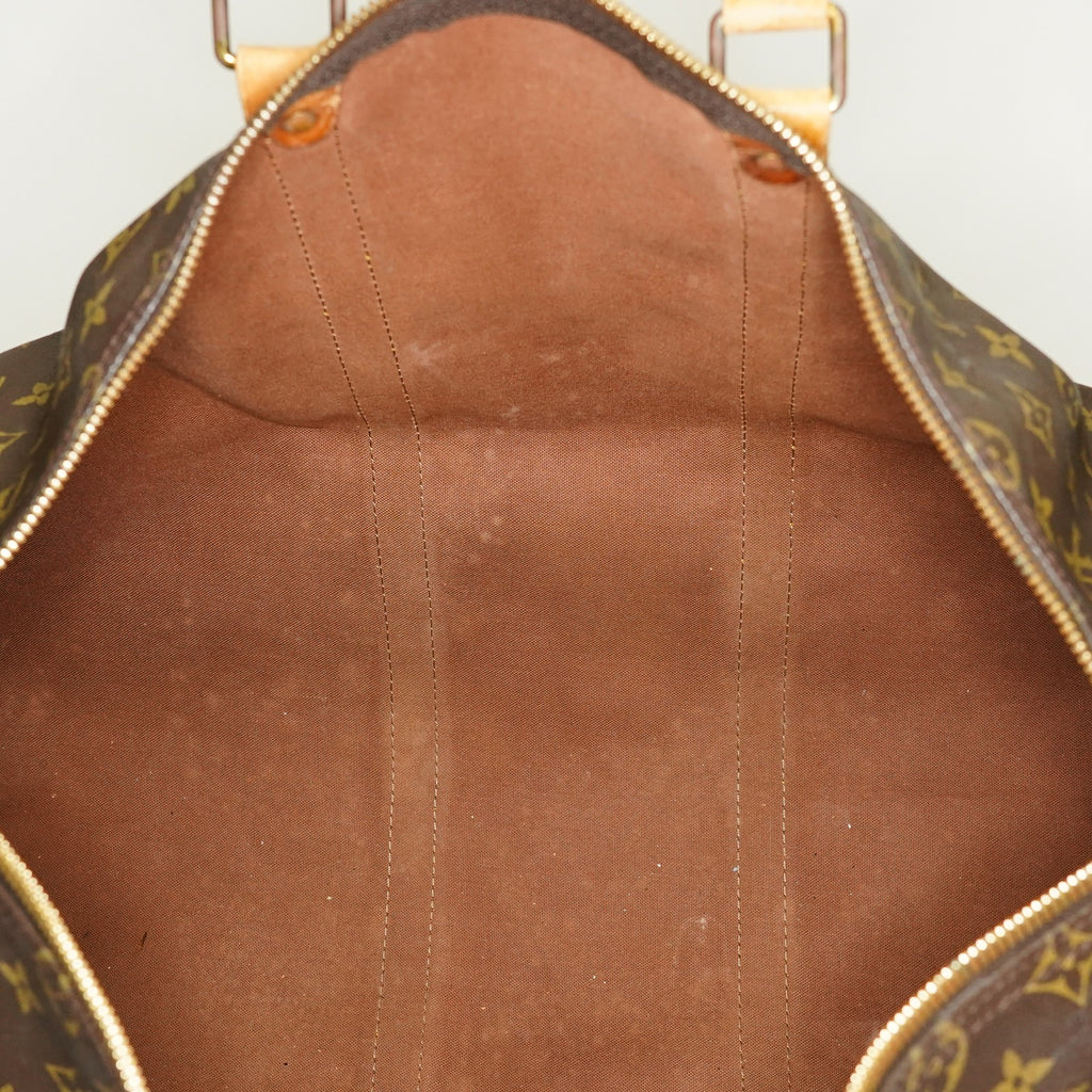 LOUIS VUITTON Keepall 50 Monogram Boston Bag Brown vintage M41426 06E133300010