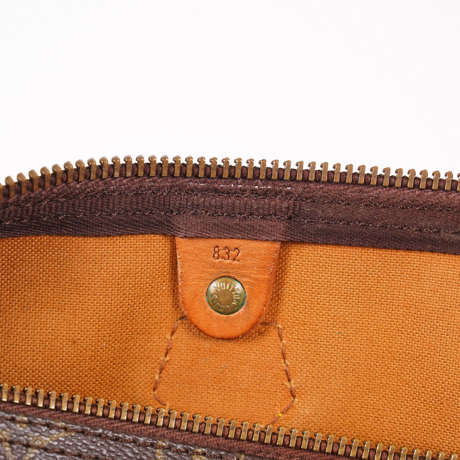 Louis Vuitton Speedy 40 M41522 Monogram Canvas Boston Handbag Brown 07A115148005
