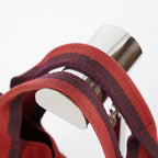 Hermes Fourre Tout GM Tote Bag Brick Red Canvas Used Vintage Women 07E16715009