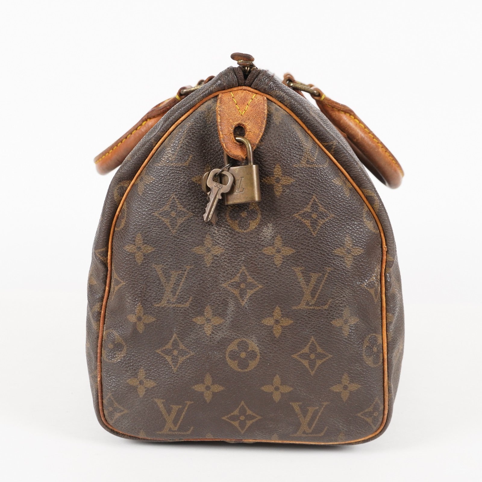 Authentic Louis Vuitton Monogram Speedy 30 Handbag M41526 vintage 06E344070012