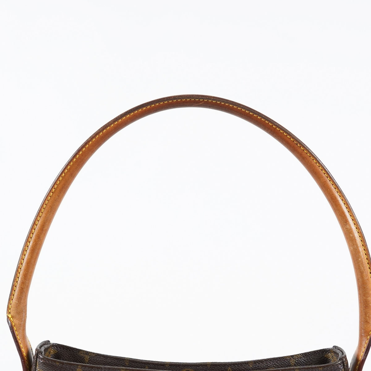 Louis Vuitton Looping GM M51145 Monogram Canvas Brown Shoulder Bag 09E173740006