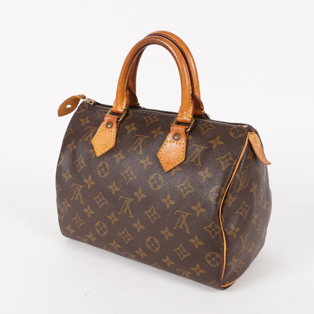 Authentic Louis Vuitton Monogram Speedy 25 Handbag vintage M41528 05E047370016