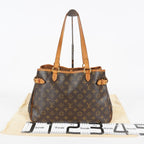 Louis Vuitton Batignolles Monogram Brown Canvas Tote M51154 Used 08A323432003