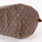 Louis Vuitton Monogram Speedy 40 M41522 Boston Hand Bag Brown Used 07E364180002