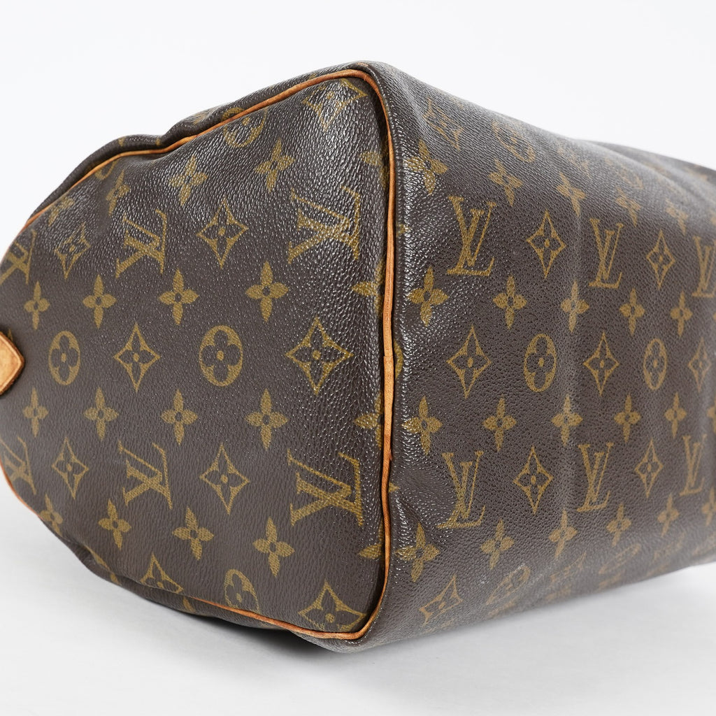 Louis Vuitton Speedy 30 M41526 Monogram Canvas Hand Boston Bag Used 08E135060007